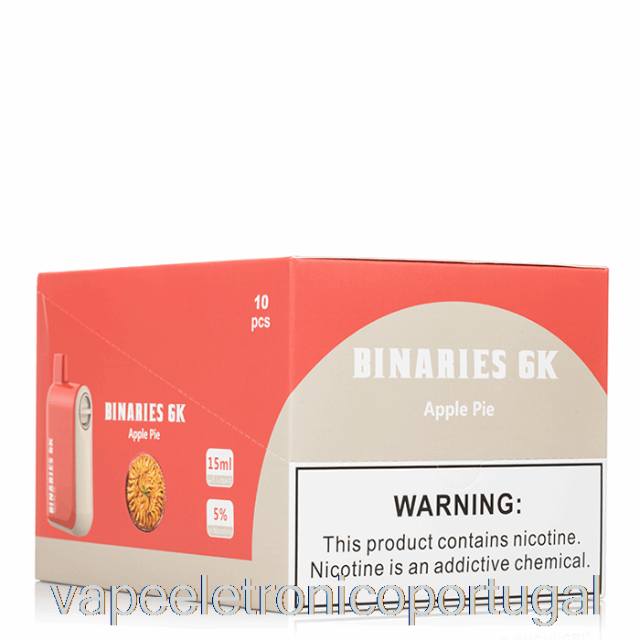 Vape Eletrônico [pacote Com 10] Binários Horizonte 6k 6000 Descartáveis